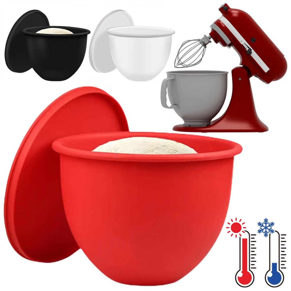 Kitchen Aid Baking Lid - ซิลิโคนรองโถผสมอาหารแบบมีฝาปิด สำหรับเครื่องผสมอาหาร KitchenAid Tilt-Head ขนาด 5