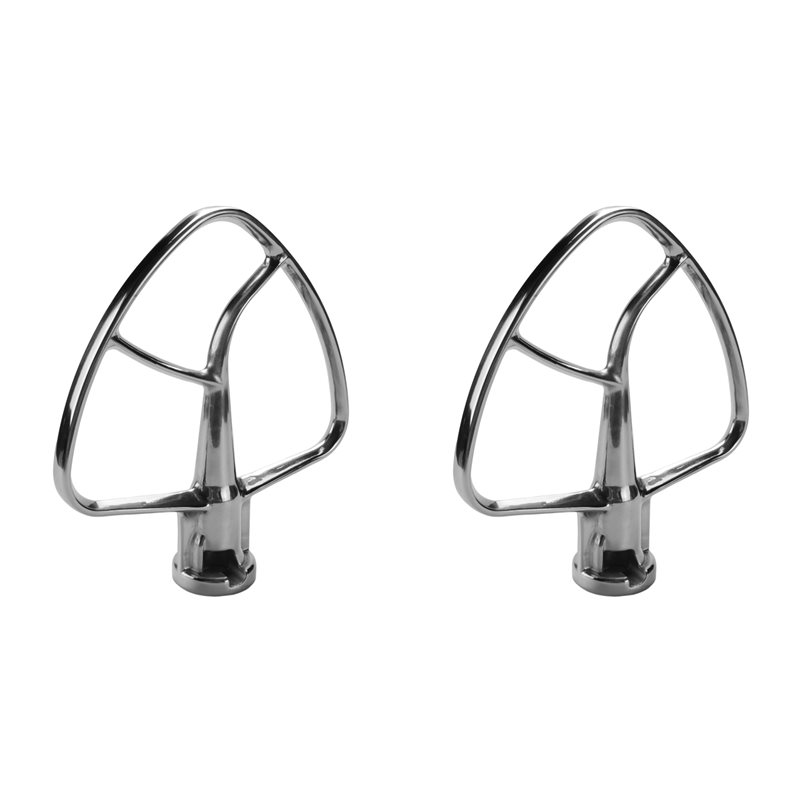Kitchen Aid Baking Mixer - AC93-2X ที่ตีแป้งแบบแบนสแตนเลสสำหรับเครื่องผสมอาหารแบบตั้งโต๊ะขนาด 4.5 คิวที - 5