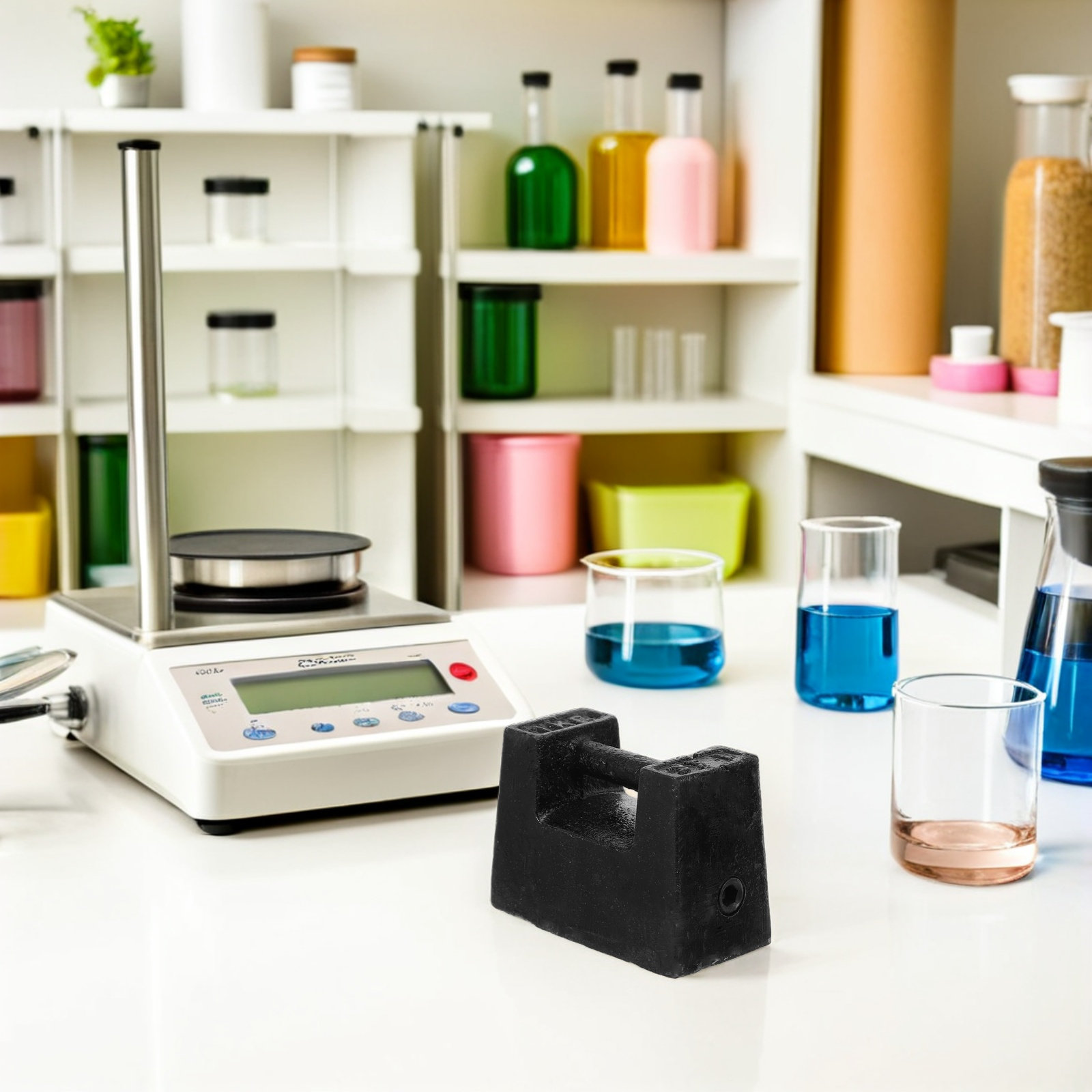 Kitchen Scale Precise - ชุดตุ้มน้ำหนักเหล็กหล่อสำหรับการปรับเทียบ 1 กิโลกรัม น้ำหนักมาตรฐานความแม่นยำสูงสำหรับการปรับเทียบเครื่องชั่ง ใช้ในครัว อุตสาหกรรม