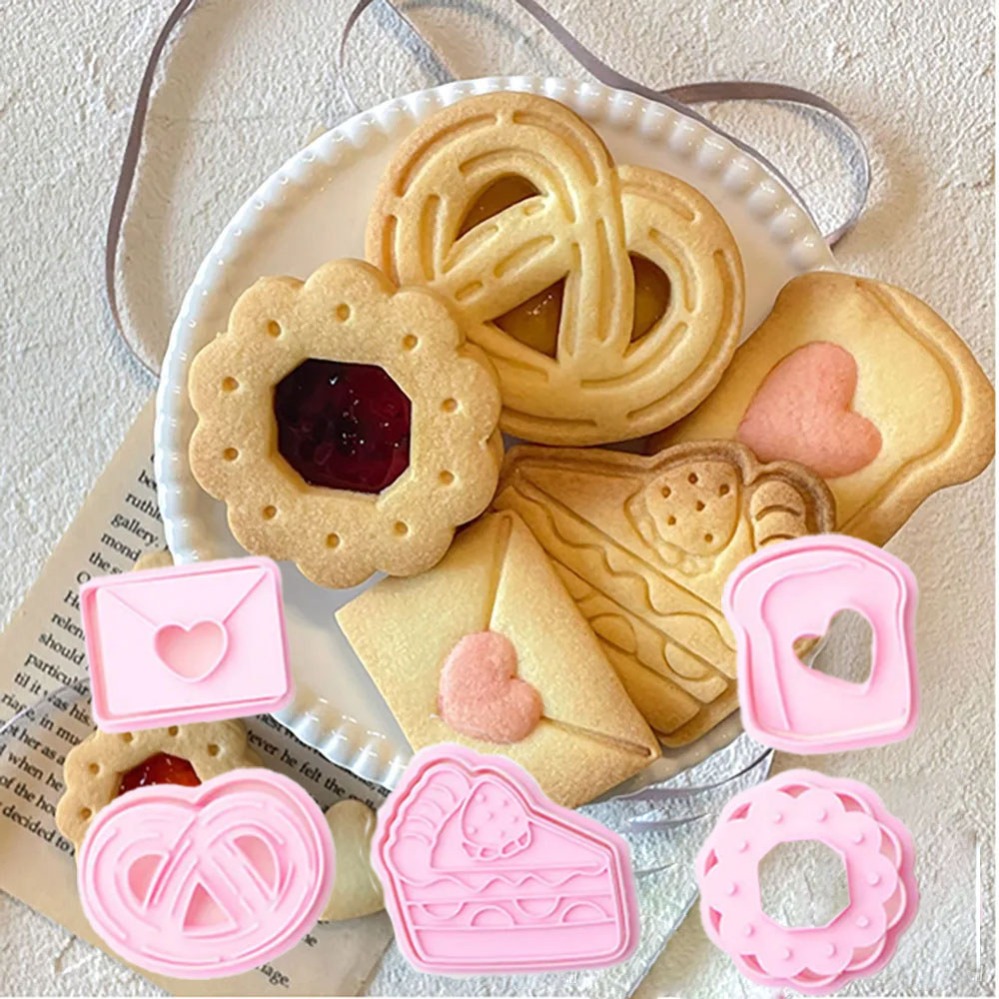 Baking Kitchen Diy - แม่พิมพ์ขนมปังแซนวิช แยม บิสกิต แม่พิมพ์คุกกี้วันวาเลนไทน์ อุปกรณ์ทำขนม อุปกรณ์อบขนม