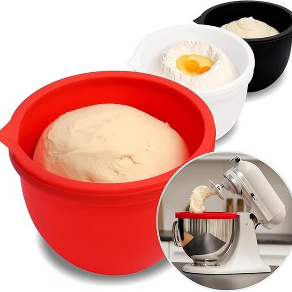 Kitchen Aid Baking Lid - แผ่นรองชามซิลิโคนพร้อมฝาปิดสำหรับเครื่องผสมอาหารแบบหัวเอียง KitchenAid ความจุ 5 ควอร์ต ทนความร้อน