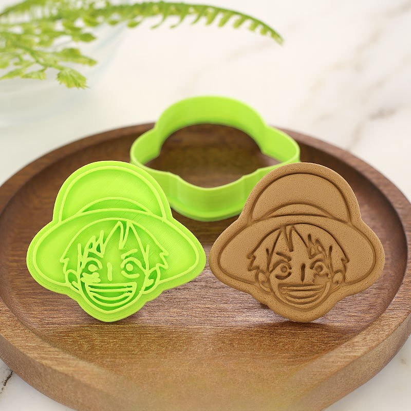 Baking Kitchen Diy - แม่พิมพ์ทำขนมวันพีซ ลูฟี่ โซโล ช็อปเปอร์ รูปหัวกะโหลก แม่พิมพ์คุกกี้