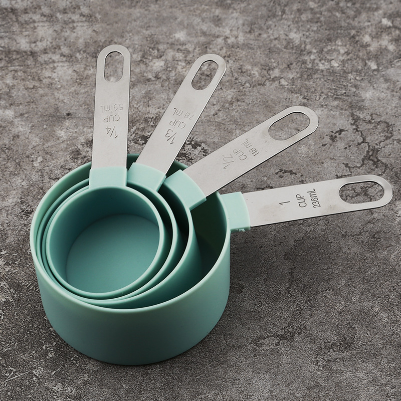 8PCS ถ้วยตวงช้อนชุดสําหรับเบเก - Kitchen Baking Utensil Set บทวิจารณ์และราคา