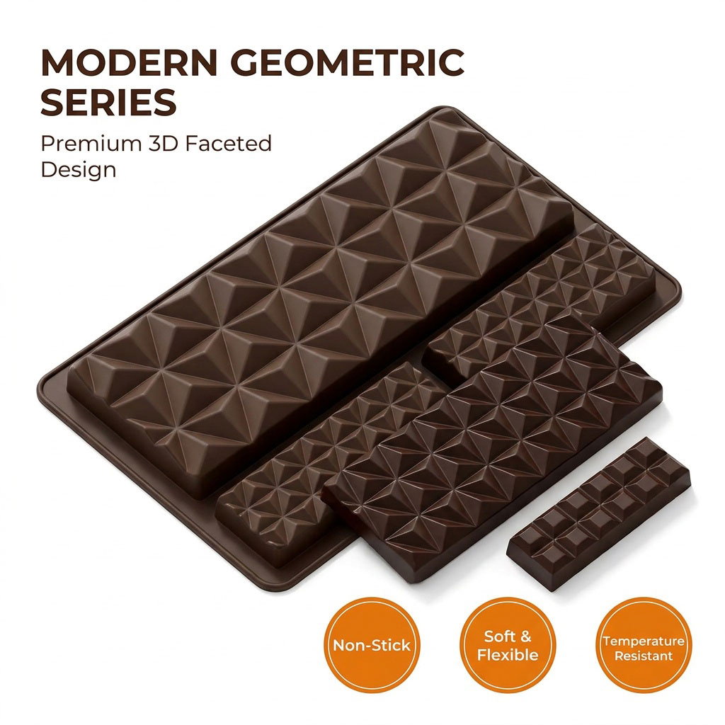 แม่พิมพ์ช็อกโกแลตซิลิโคน 2-in- - Baking Kitchen Diy บทวิจารณ์และราคา