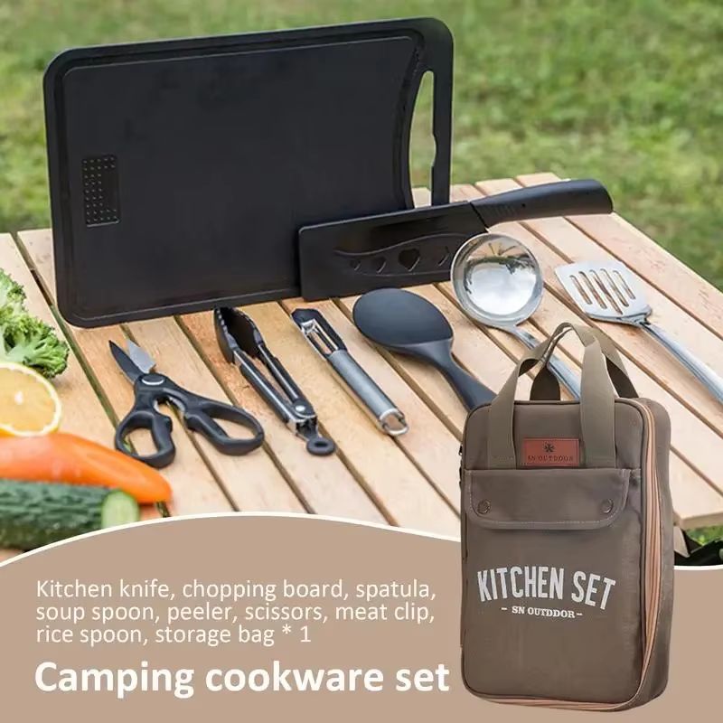 ชุดเครื่องครัวแคมป์ปิ้ง 8 ชิ้น - Kitchen Baking Utensil Set บทวิจารณ์และราคา