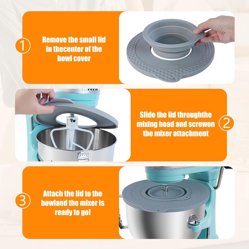 ฝาครอบชามซิลิโคน ใช้ได้กับเครื - Kitchen Aid Baking Lid บทวิจารณ์และราคา