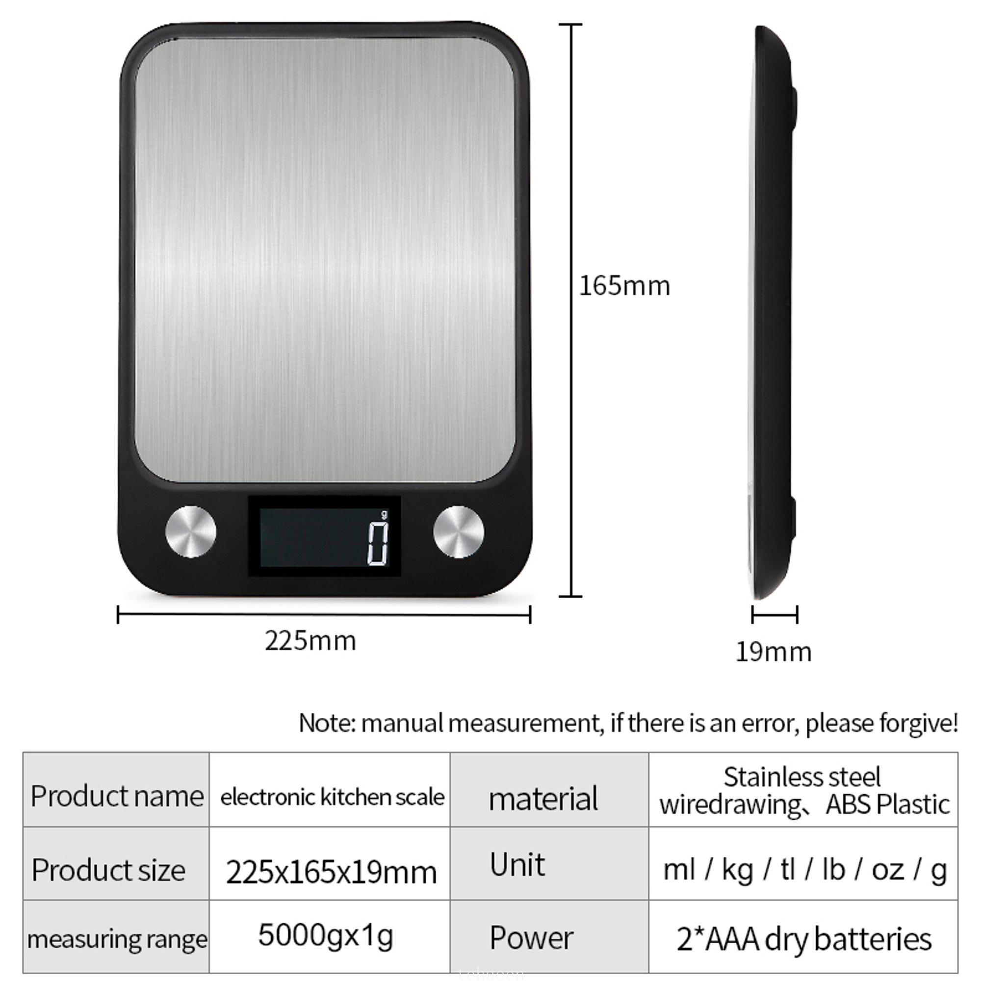 เครื่องชั่งครัว 5/10/15 กก. ชั - Kitchen Scale Precise บทวิจารณ์และราคา