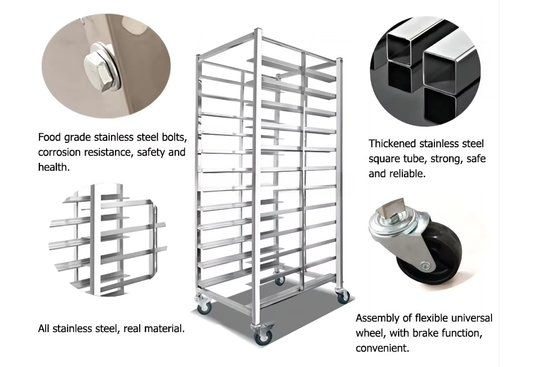 รถเข็นอุปกรณ์ครัวสำหรับอบ อบแห - Kitchen Baking Cart บทวิจารณ์และราคา
