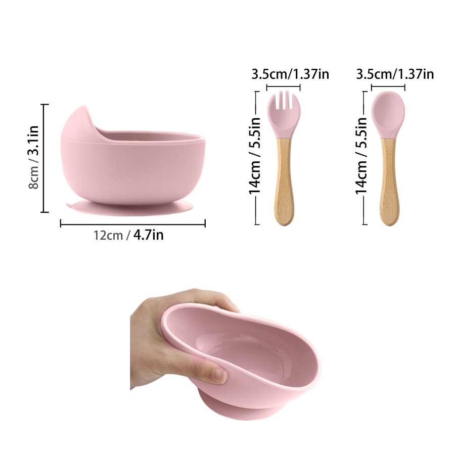 3 ชิ้นซิลิโคนเด็กชุดชามเด็กการ - Kitchen Baking Utensil Set บทวิจารณ์และราคา