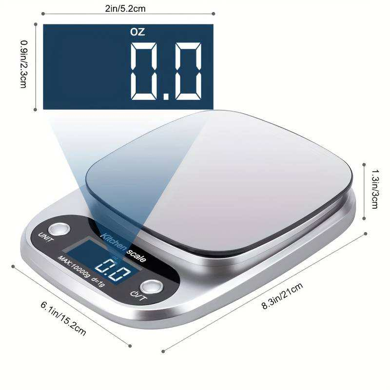 เครื่องชั่งครัวความแม่นยำสูง 1 - Kitchen Scale Precise บทวิจารณ์และราคา