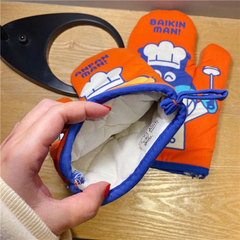 ถุงมือกันความร้อนอันปันแมนลายก - Kitchen Baking Products บทวิจารณ์และราคา