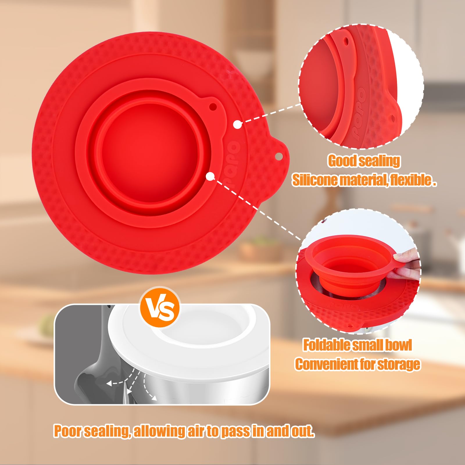 ฝาครอบชามซิลิโคนสำหรับเครื่องผ - Kitchen Aid Baking Lid บทวิจารณ์และราคา