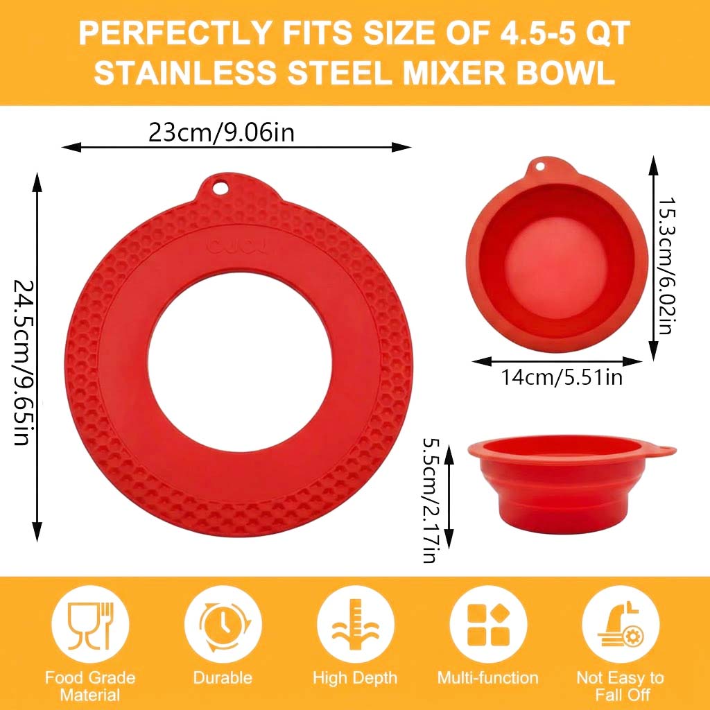 ฝาครอบชามซิลิโคนสำหรับเครื่องผ - Kitchen Aid Baking Lid บทวิจารณ์และราคา