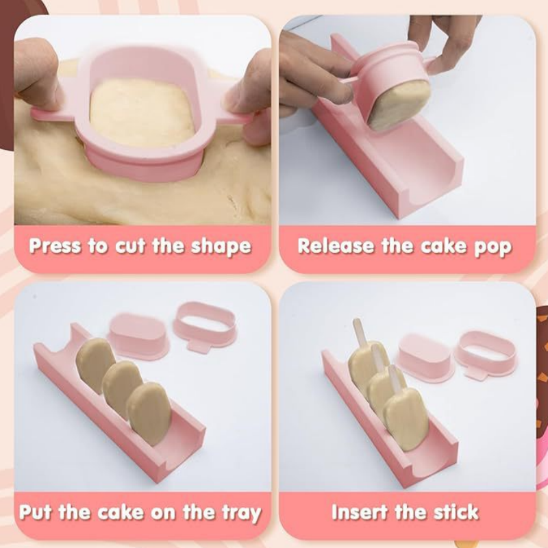 ชุดแม่พิมพ์เค้กป๊อปพร้อมถาด ไม - Baking Kitchen Diy บทวิจารณ์และราคา