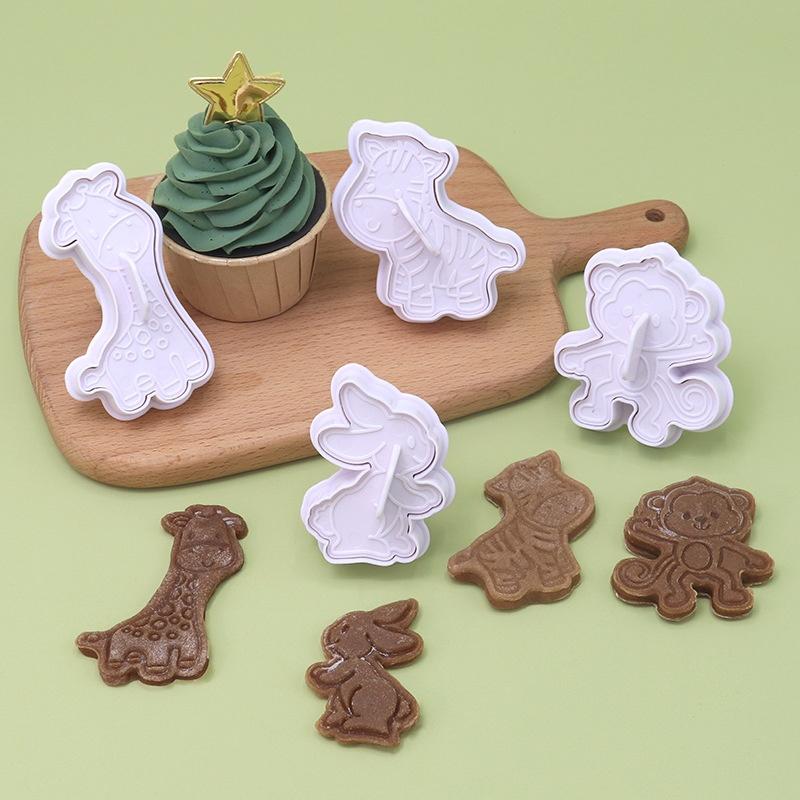 ชุดตัวตัดคุกกี้รูปสัตว์ 4 ชิ้น - Baking Kitchen Kids บทวิจารณ์และราคา