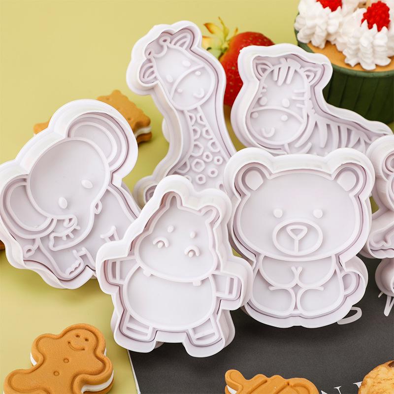 ชุดตัวตัดคุกกี้รูปสัตว์ 4 ชิ้น - Baking Kitchen Kids บทวิจารณ์และราคา