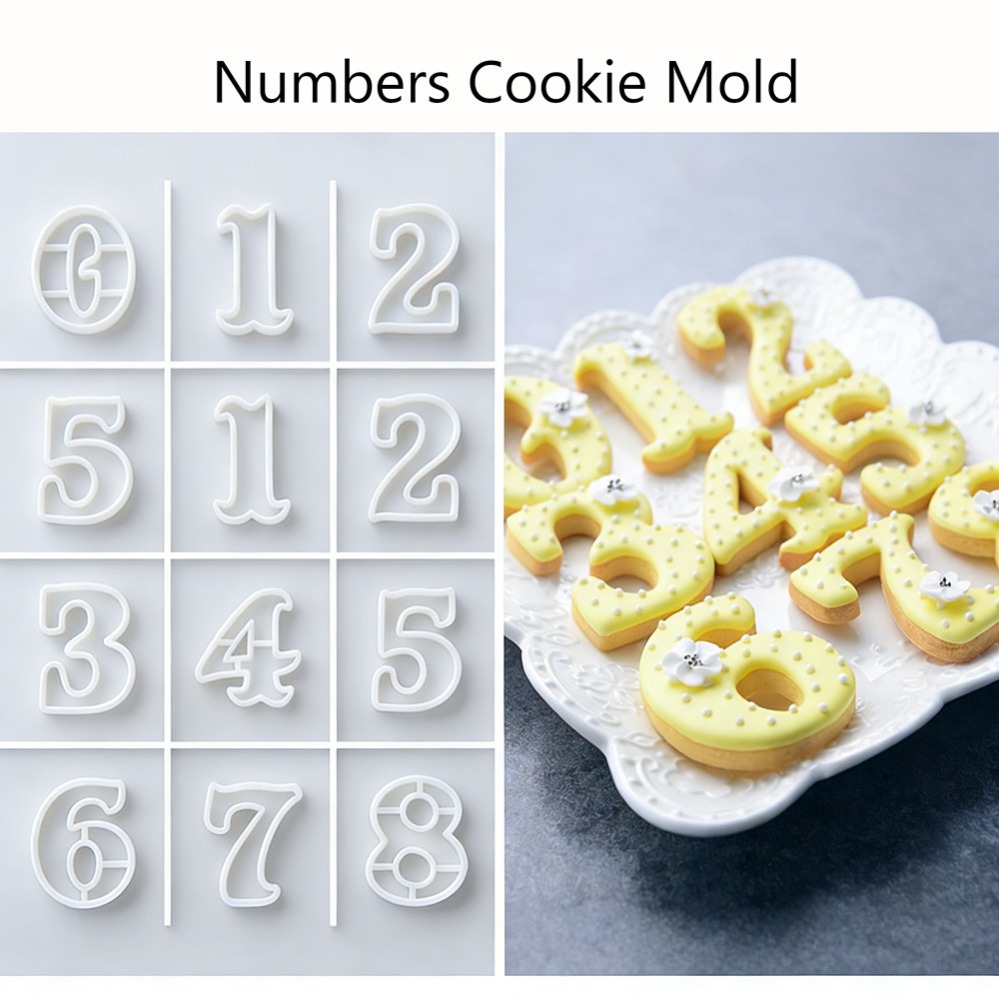 เครื่องตัดคุกกี้รูปตัวเลข แม่พ - Baking Kitchen Diy บทวิจารณ์และราคา