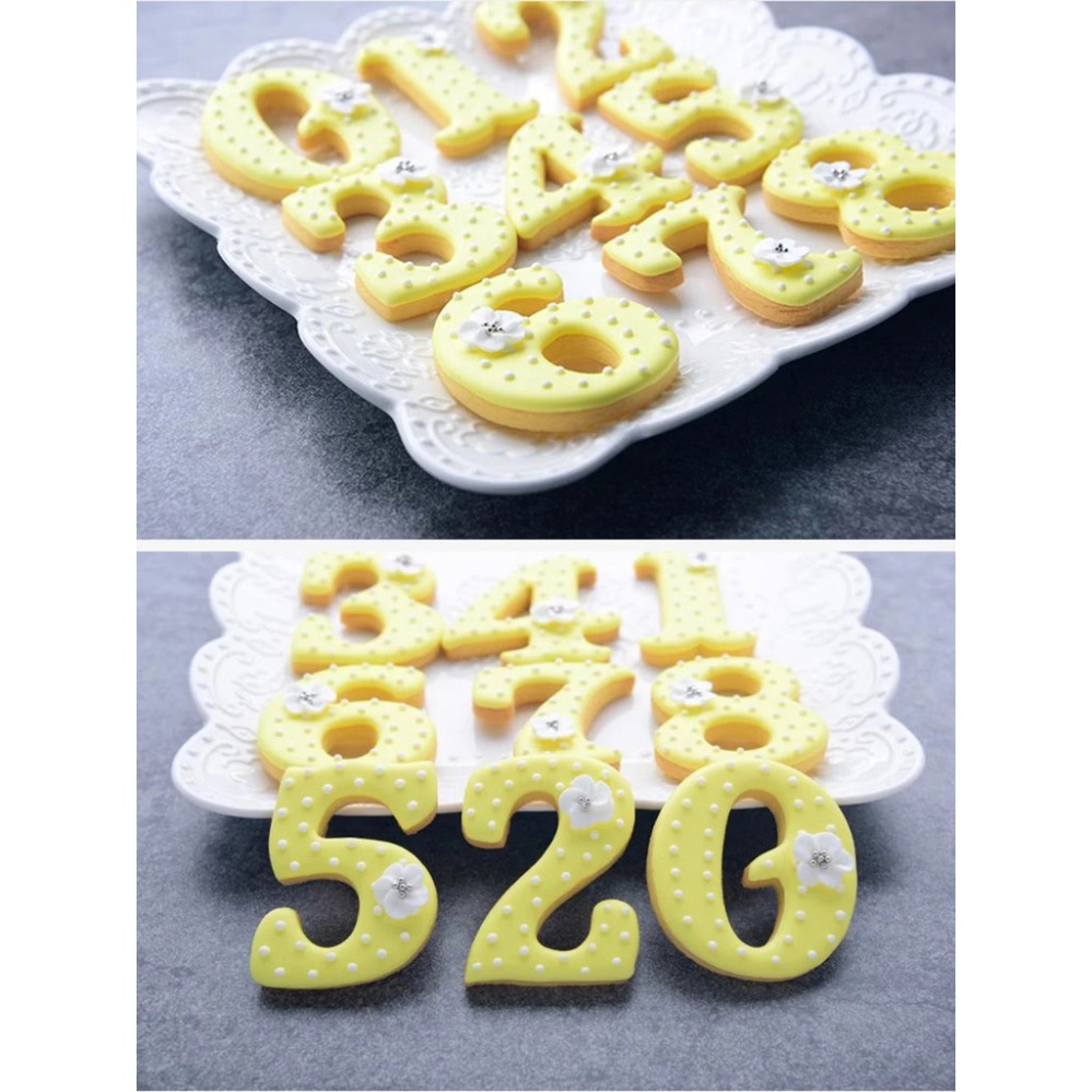 เครื่องตัดคุกกี้รูปตัวเลข แม่พ - Baking Kitchen Diy บทวิจารณ์และราคา