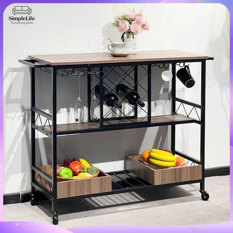 รถเข็นครัวอเนกประสงค์พร้อมชั้น - Kitchen Baking Cart บทวิจารณ์และราคา