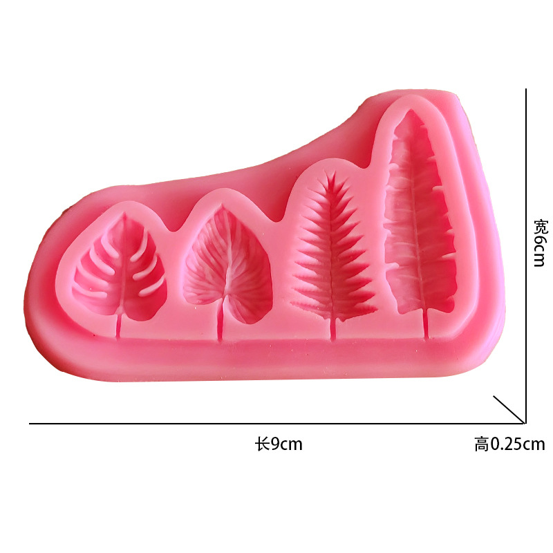 ใบปาล์มและใบเต่าแม่พิมพ์ซิลิโค - Kitchen Baking Products บทวิจารณ์และราคา