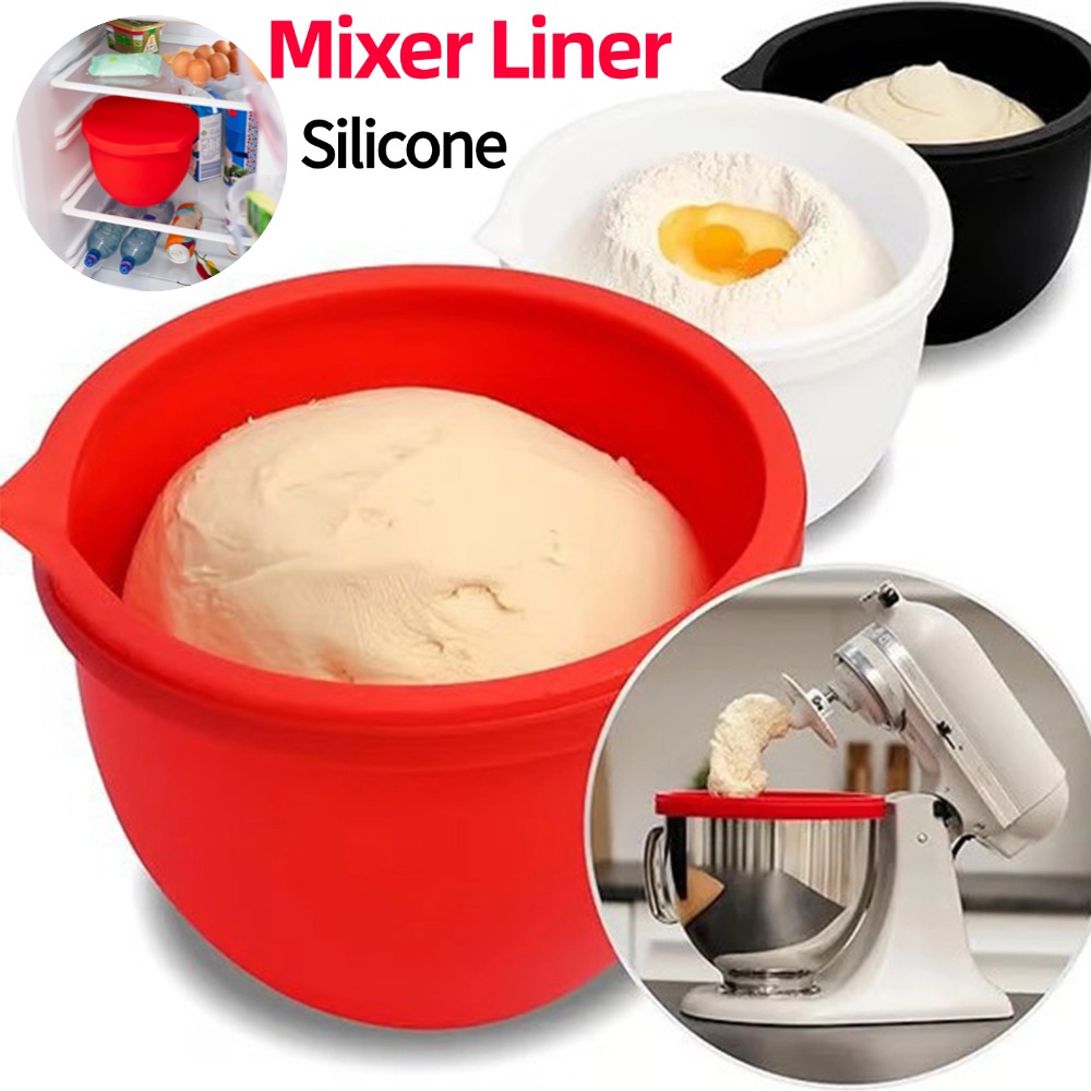 ซิลิโคนรองโถผสมอาหารแบบมีฝาปิด - Kitchen Aid Baking Lid บทวิจารณ์และราคา