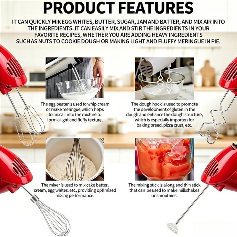 อุปกรณ์เสริมเครื่องผสมอาหาร AT - Kitchen Aid Baking Mixer บทวิจารณ์และราคา