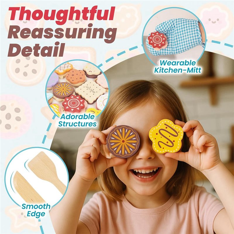 WOWFU-ชุดของเล่นทำอาหารคุกกี้ไ - Baking Kitchen Kids บทวิจารณ์และราคา