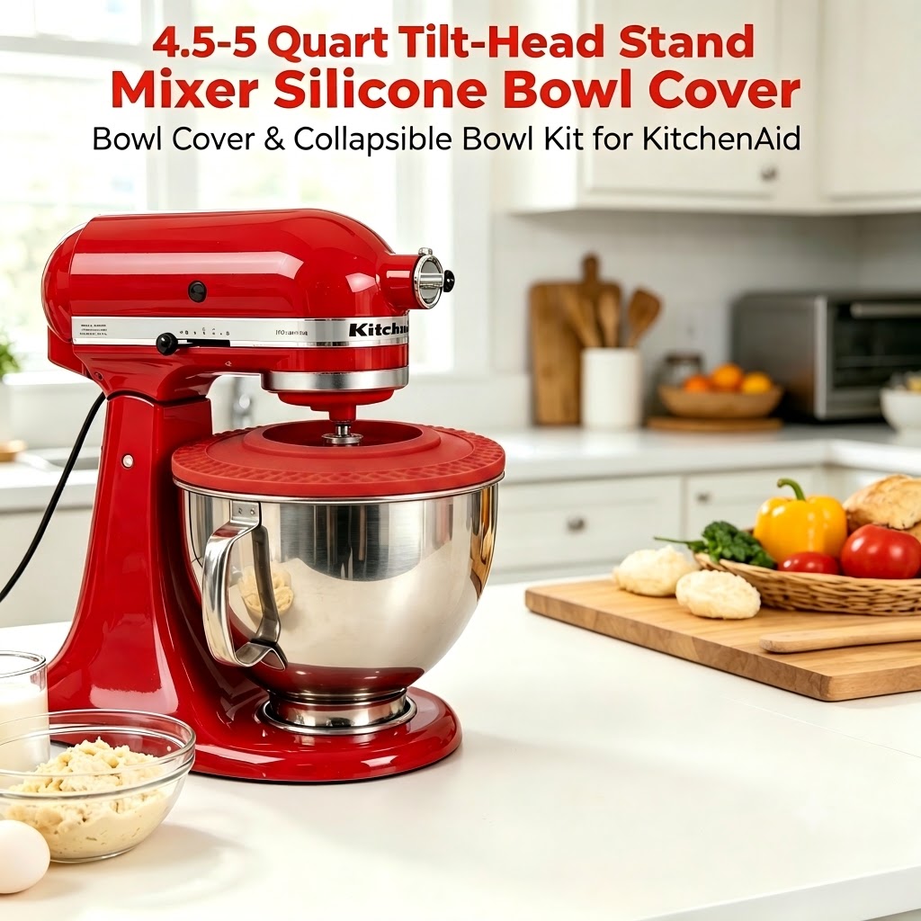 ฝาปิดชามซิลิโคนสำหรับเครื่องผส - Kitchen Aid Baking Lid บทวิจารณ์และราคา