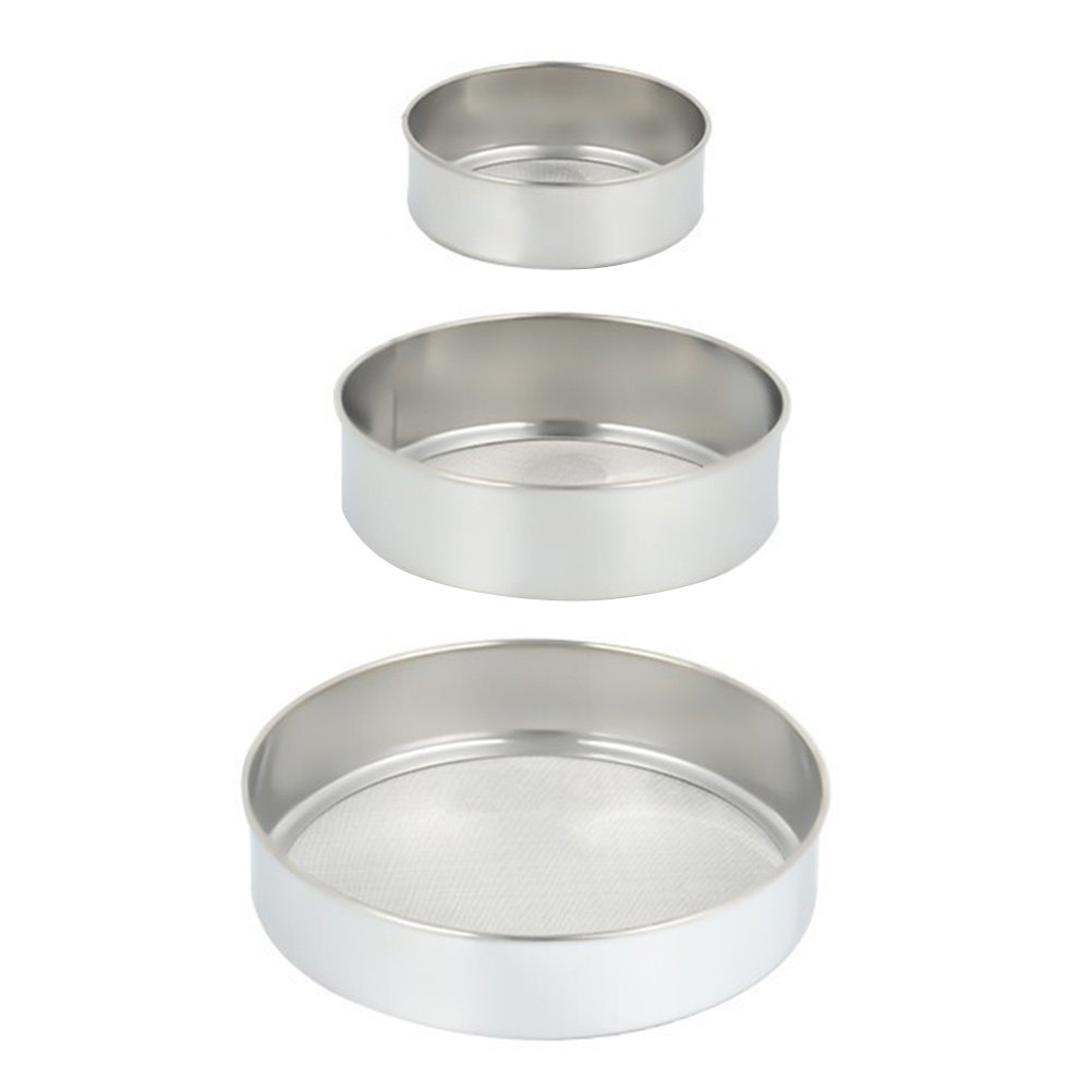 ชุดตะแกรงร่อนแป้งสแตนเลส 3 ชิ้ - Kitchen Baking Utensil Set บทวิจารณ์และราคา