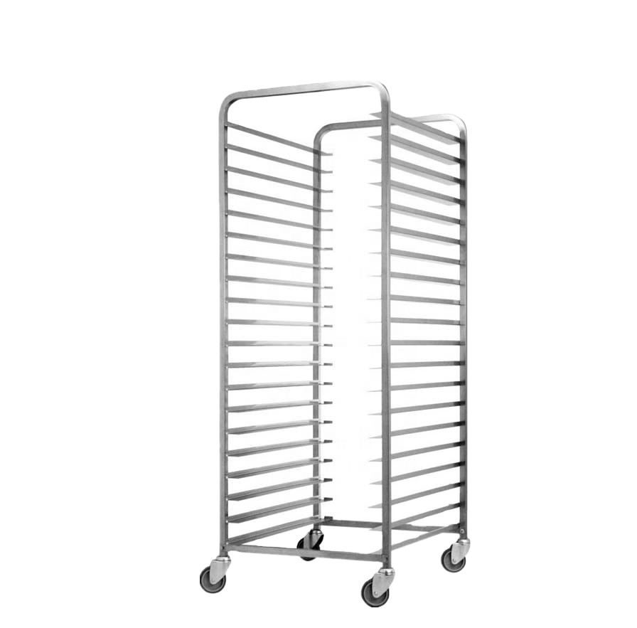 รถเข็นสแตนเลสสำหรับวางถาดขนมใน - Kitchen Baking Cart บทวิจารณ์และราคา