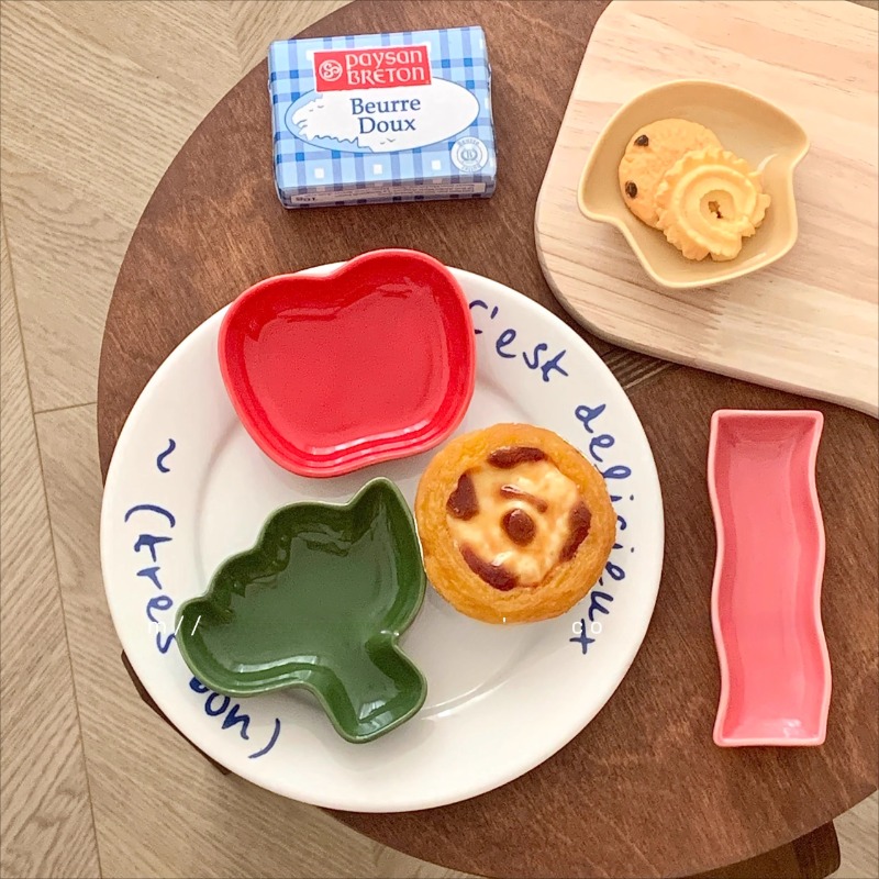 น่ารักผักเซรามิคจานติ่มซําสร้า - Kitchen Baking Utensil Set บทวิจารณ์และราคา