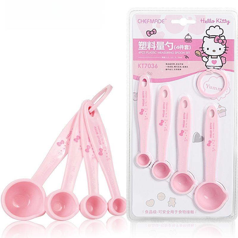 ชุดช้อนตวงลายเฮลโล คิตตี้ ช้อน - Kitchen Baking Products บทวิจารณ์และราคา