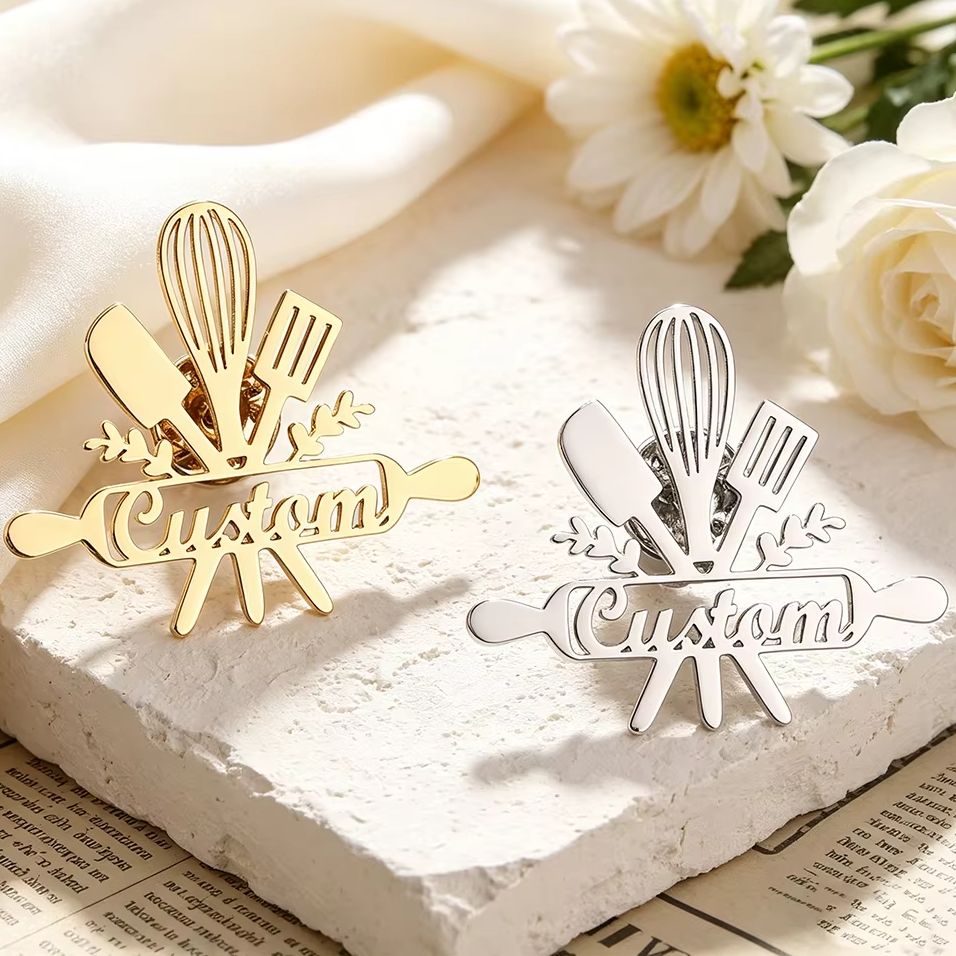 เข็มกลัดสแตนเลสสตีลแบบกำหนดเอง - Kitchen Baking Utensil Set บทวิจารณ์และราคา