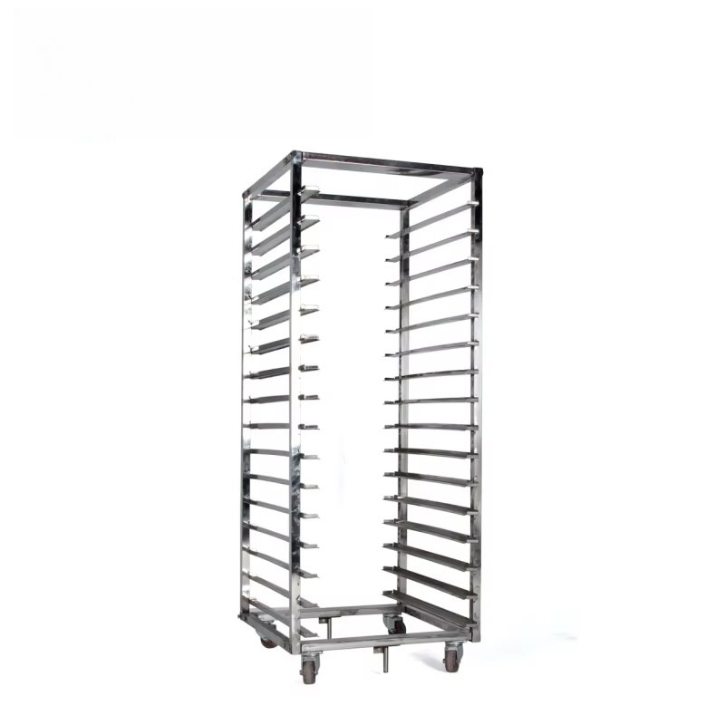 รถเข็นถาดสแตนเลสสำหรับอบขนมปัง - Kitchen Baking Cart บทวิจารณ์และราคา