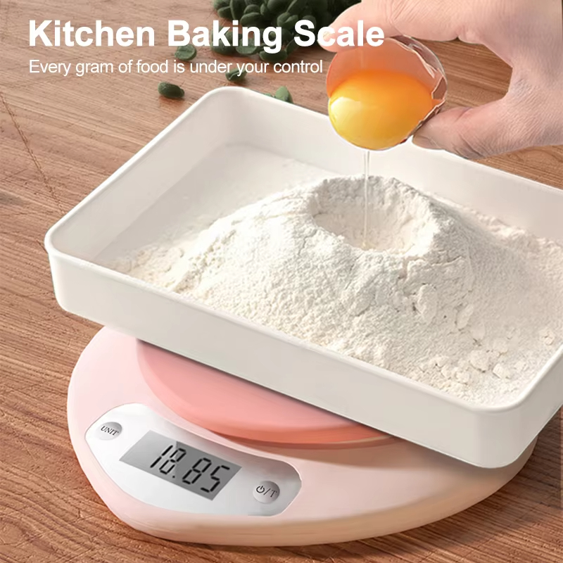 เครื่องชั่งดิจิตอลในครัว สีชมพ - Kitchen Scale Precise บทวิจารณ์และราคา