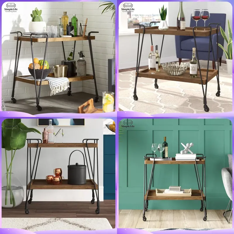 รถเข็นครัวพร้อมล้อเลื่อน สำหรั - Kitchen Baking Cart บทวิจารณ์และราคา